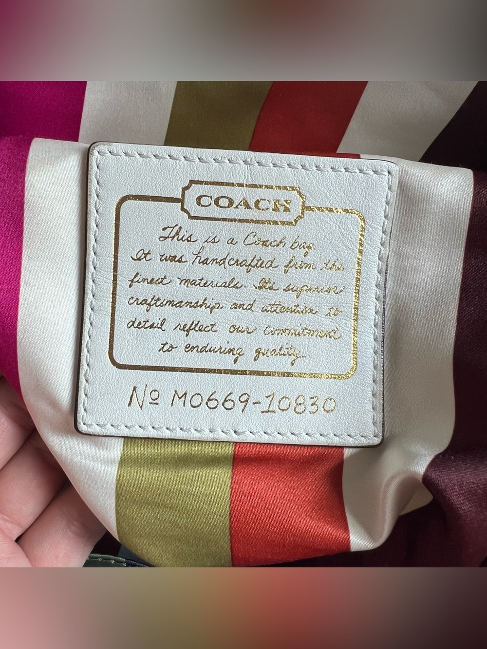 Coach 65th Anniversary Limited Addition Legacy Mandy Courier Satchel 2006 - Picture 7 of 8